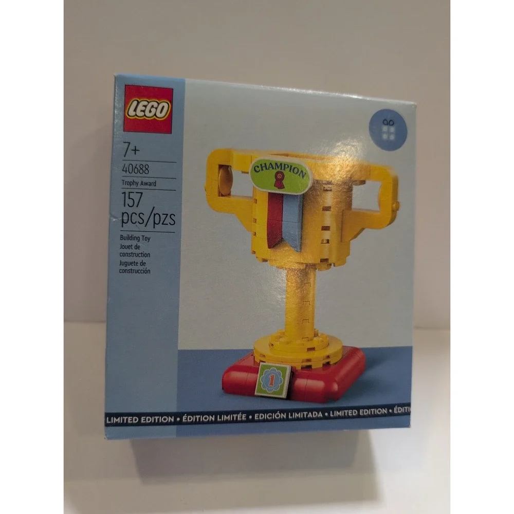 Lego 40688  Trophy Award ,Customizable-Limited Edition GWP-New & Sealed In Box